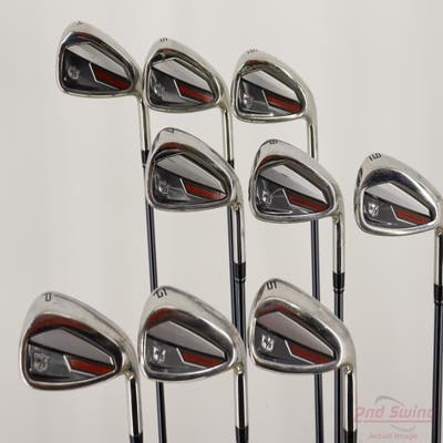 Wilson Staff Dynapwr Iron Set 4-PW AW GW SW UST Mamiya Recoil 65 Dart Graphite Regular Right Handed STD