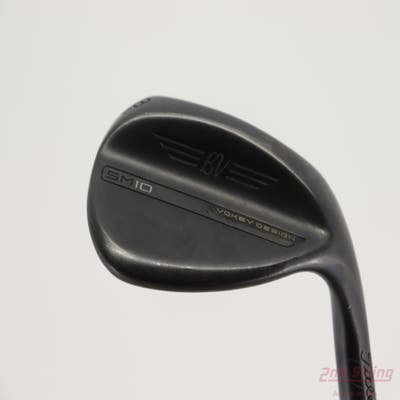 Titleist Vokey SM10 Jet Black Wedge Lob LW 58° 12 Deg Bounce D Grind True Temper Dynamic Gold Tour Issue Black Onyx Steel Stiff Right Handed 35.25in