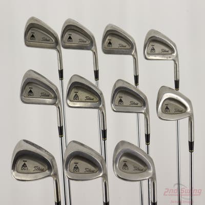 Titleist DCI Black Iron Set 1-PW SW Rifle 6.5 Steel X-Stiff Right Handed +1/4"