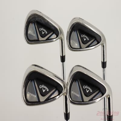 Callaway 2018 Edge Iron Set 7-PW Stock Steel Shaft Steel Regular Right Handed -1/4"