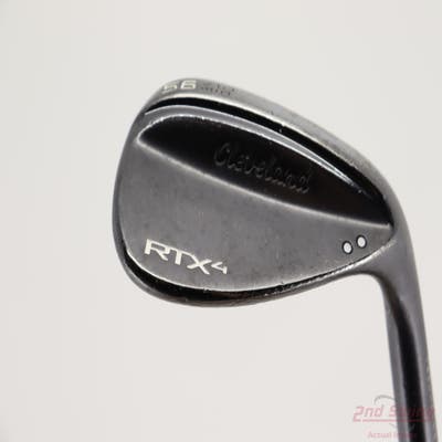 Cleveland RTX 4 Black Satin Wedge Sand SW 56° 10 Deg Bounce Mid True Temper Dynamic Gold Tour Issue S400 Steel Wedge Flex Right Handed 35.5in