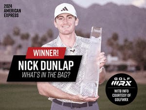Nick Dunlap's Winning Bag | The American Express