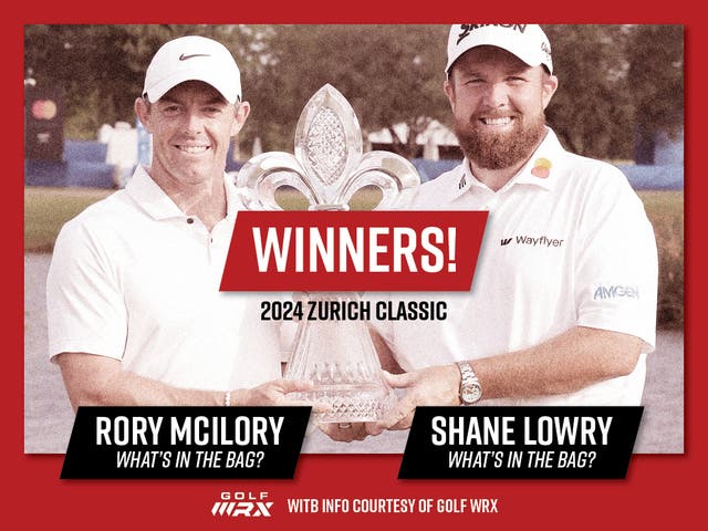 Winning Clubs for Rory McIlroy & Shane Lowry at the Zurich Classic