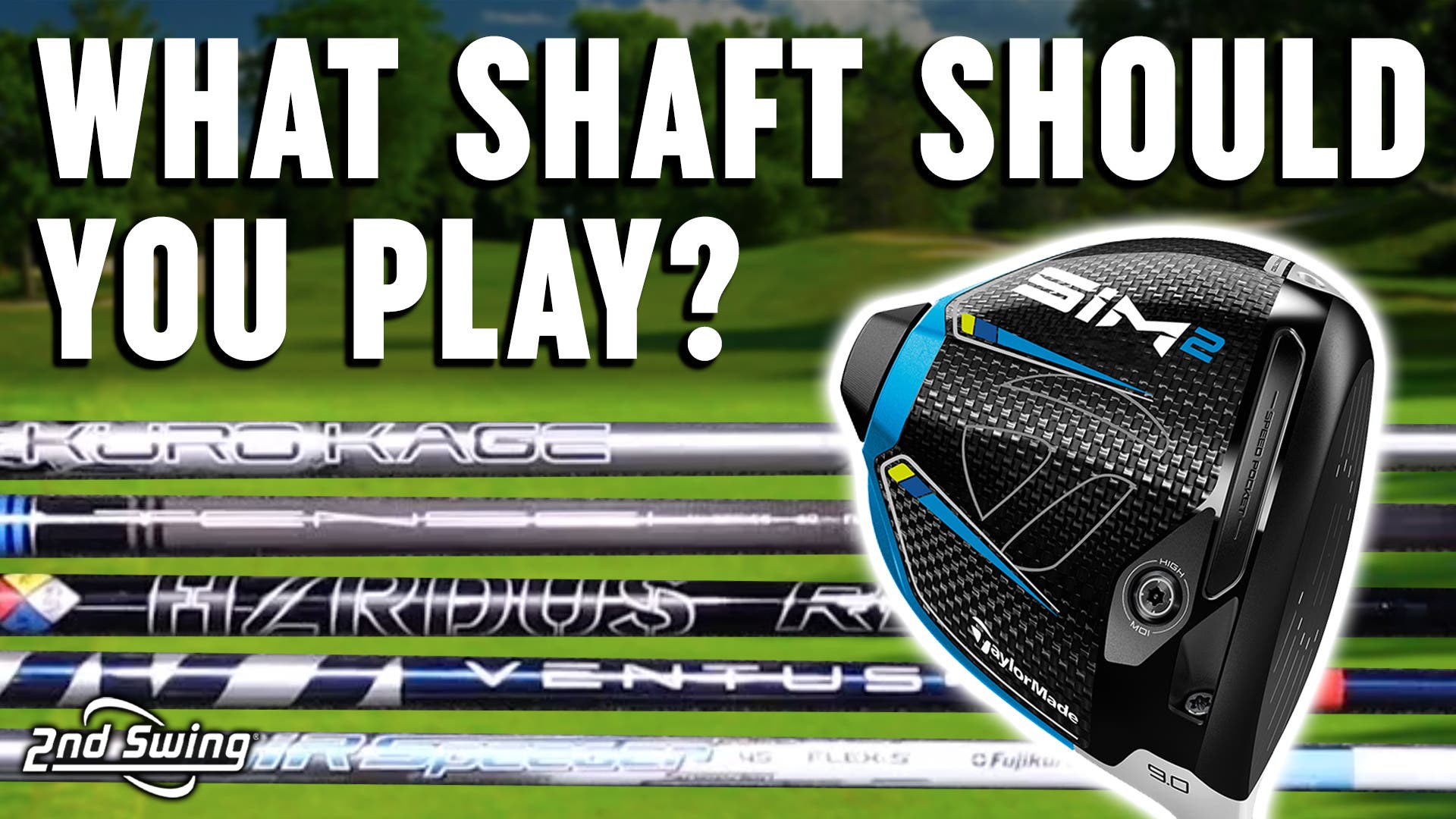 Golf Shaft Testing | TaylorMade SIM2 Driver Shaft Comparison