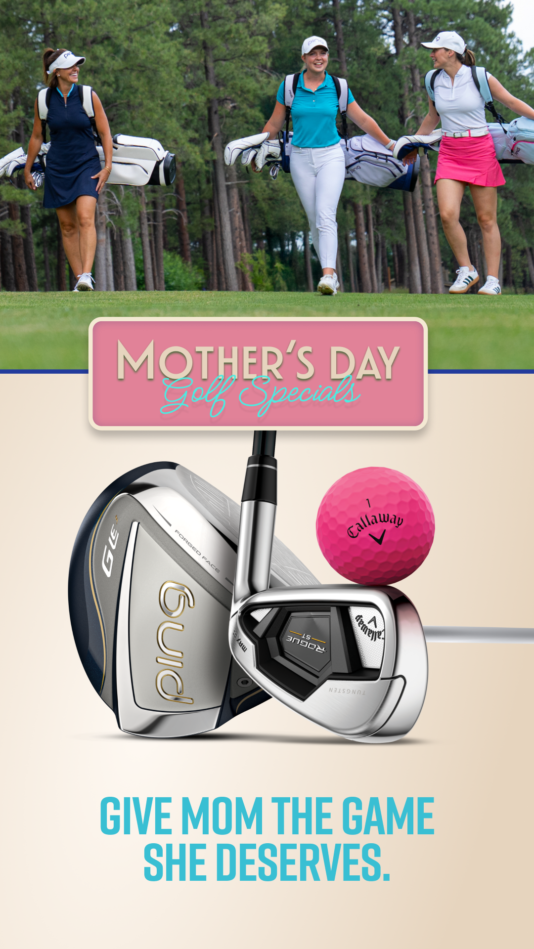 mother's day golf specials
