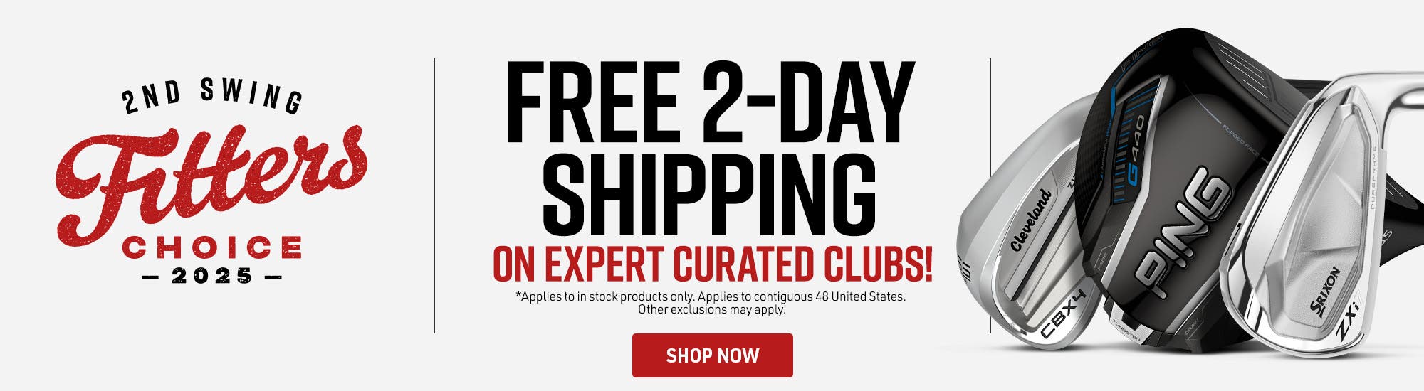 free 2 day shipping | 2nd swing fitters choice | shop now