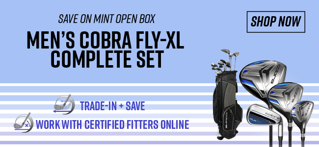 Save on Mint Open BoxCobra Fly-XL Men's Women's + Seniors | Trade-in + Save | Work with certified fitters online | Shop Now