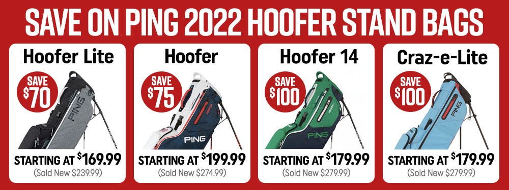 save on ping 2022 hoofer stand bags