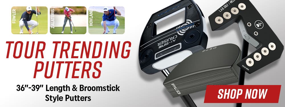 tour trending putters | 36" - 39" length + broomstick style putters