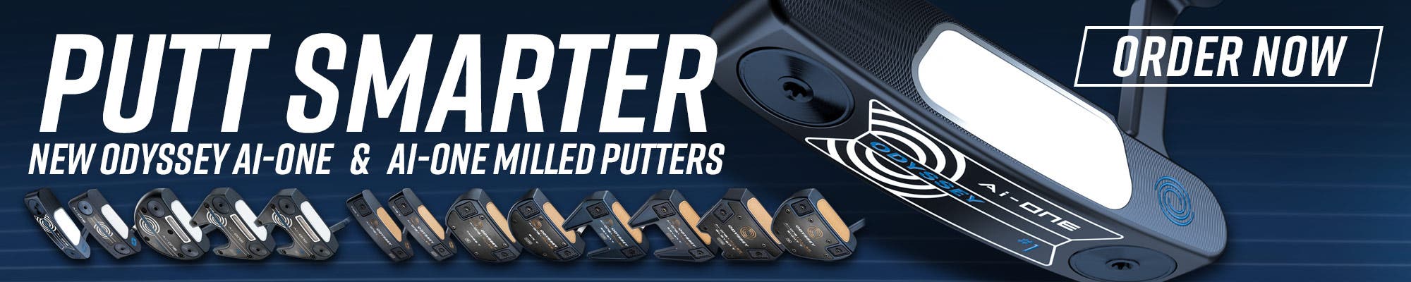 Putt Smarter | New Odyssey Ai-One + Ai-One Milled Putters | Pre-Order Now | 13 Models