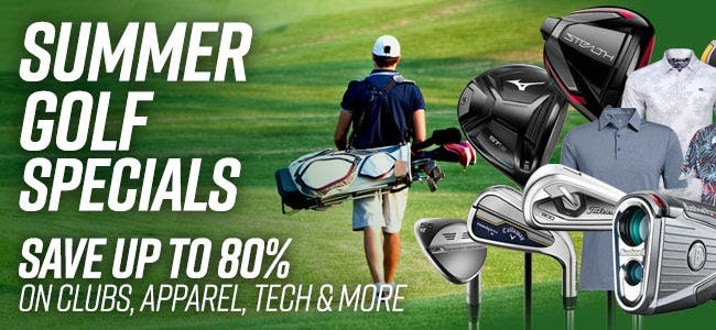Summer Golf Specials | Save up to 80% on clubs, apparel, tech & more