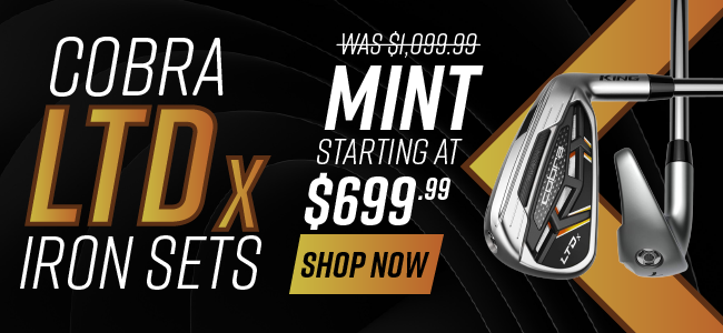 Cobra LTDx Iron Sets | Starting At $699.99 | Shop Now
