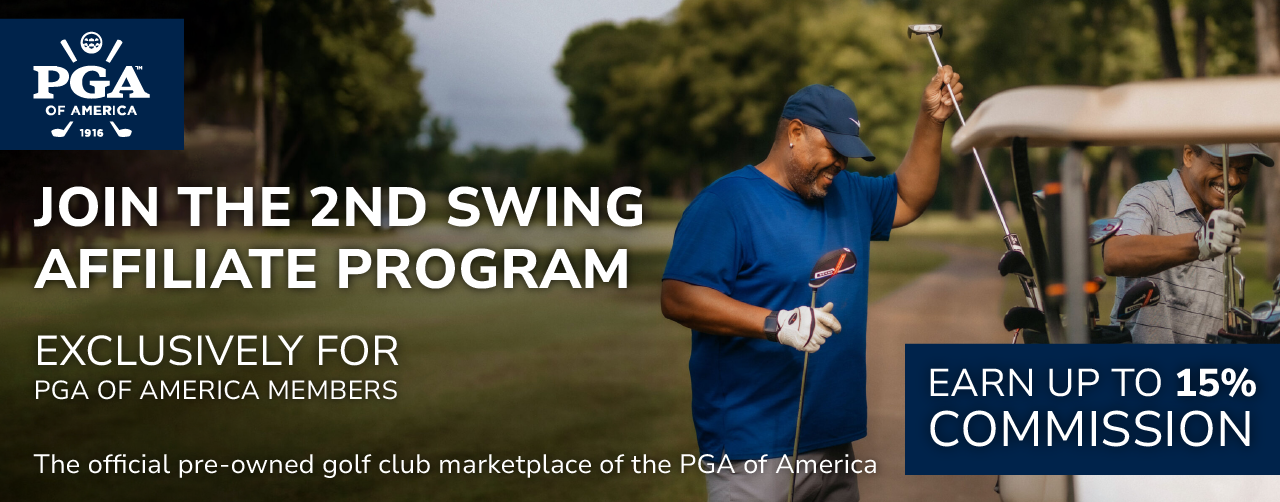PGA - Join the 2nd Swing affiliate program - Exclusively for PGA of America Members - The official pre-owned golf club marketplace of the PGA of America