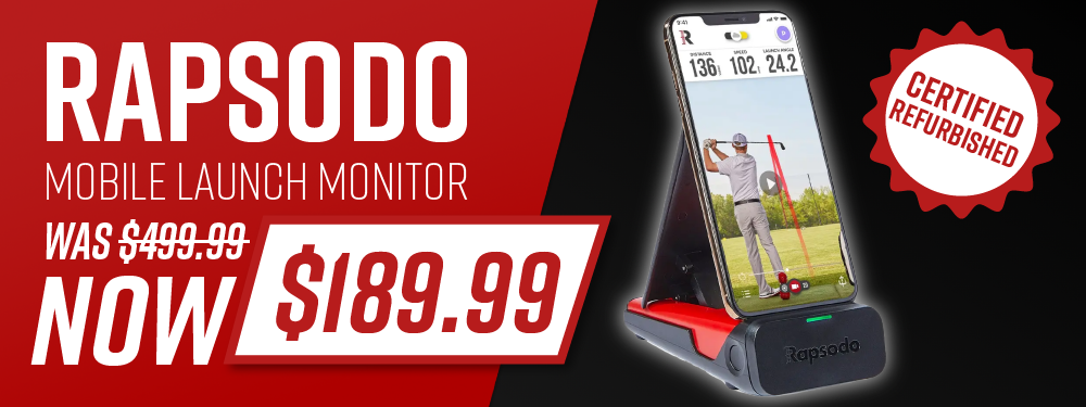 Rapsodo Mobile Launch Monitor | Certified Refurbished | Was $499.99 | Now $189.99