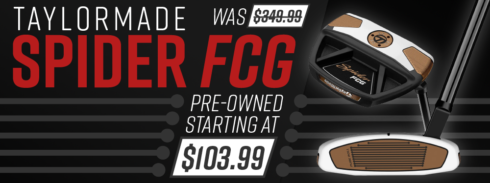 Taylormade Spider FCG Putters | Was $349.99 | Pre-Owned Starting At $103.99